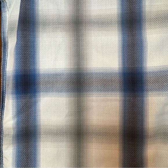 Calvin Klein Jeans. Blue and White plaid Men’s Shirt.‎ Size Small - Picture 9 of 11